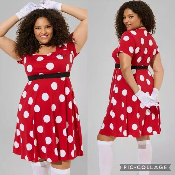 Torrid Dresses & Skirts - Torrid Size 5xl Disney Minnie Mouse Mini Dress Halloween Costume